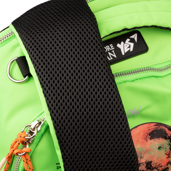 Шкільний рюкзак YES by Andre Tan, одне відділення, одна фронтальна кишеня, Space green