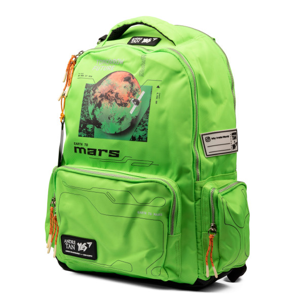 Шкільний рюкзак YES by Andre Tan, одне відділення, одна фронтальна кишеня, Space green